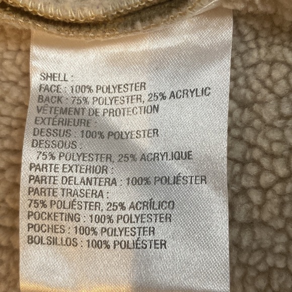 Vintage Fully Lined Faux Suede Sherpa Longline Hip length Coat/Jacket - Picture 9 of 12